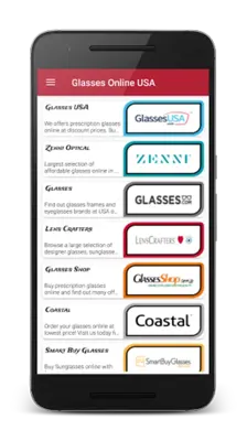 Glasses Online USA android App screenshot 4